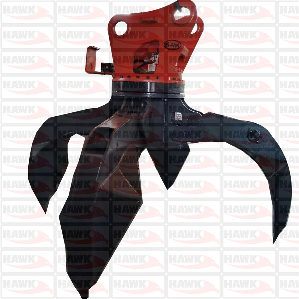 Excavator Orange Peel Grapple