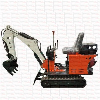 Mini escavatore idraulico per uso giardino con cingolato