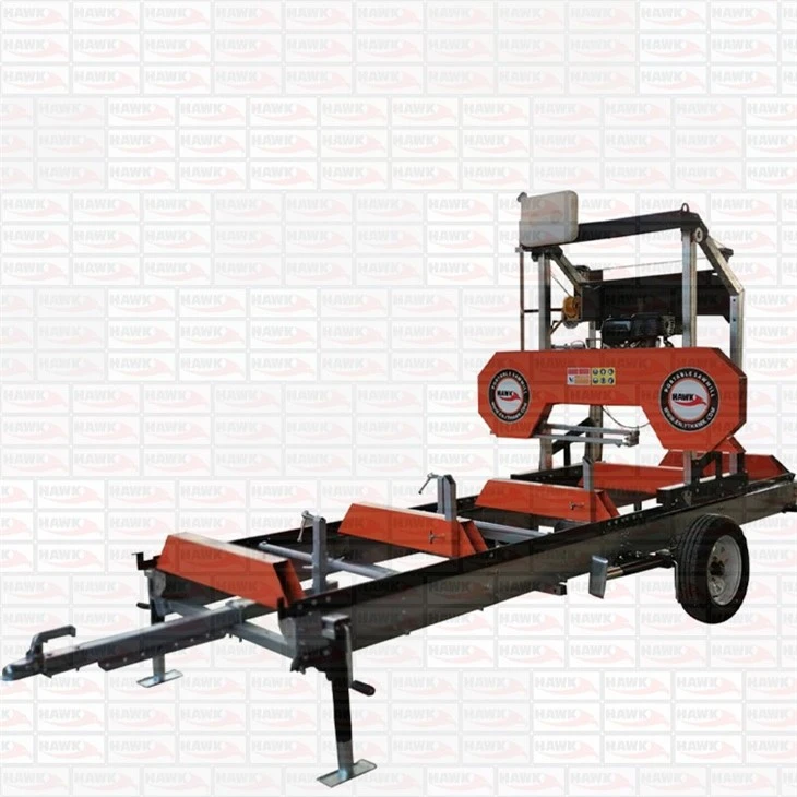 EPA Approved Portable Wood Cutting Band Sawmill